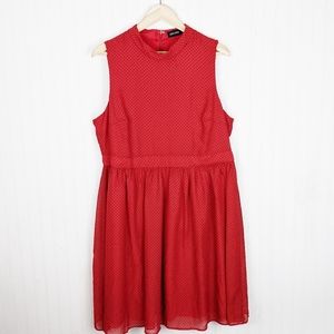 MODCLOTH Liza Luxe Sleeveless Polkadot Dress